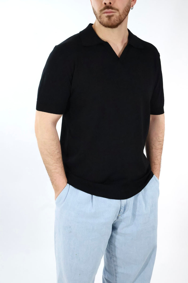 Polo in maglia lino/viscosa 338  LANDEK