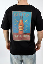 T-shirt stampa bitter  001  BL11