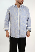 Camicia righe fiori 366 BERNA