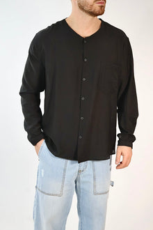 Camicia tencel scollo V C65 OVER-D