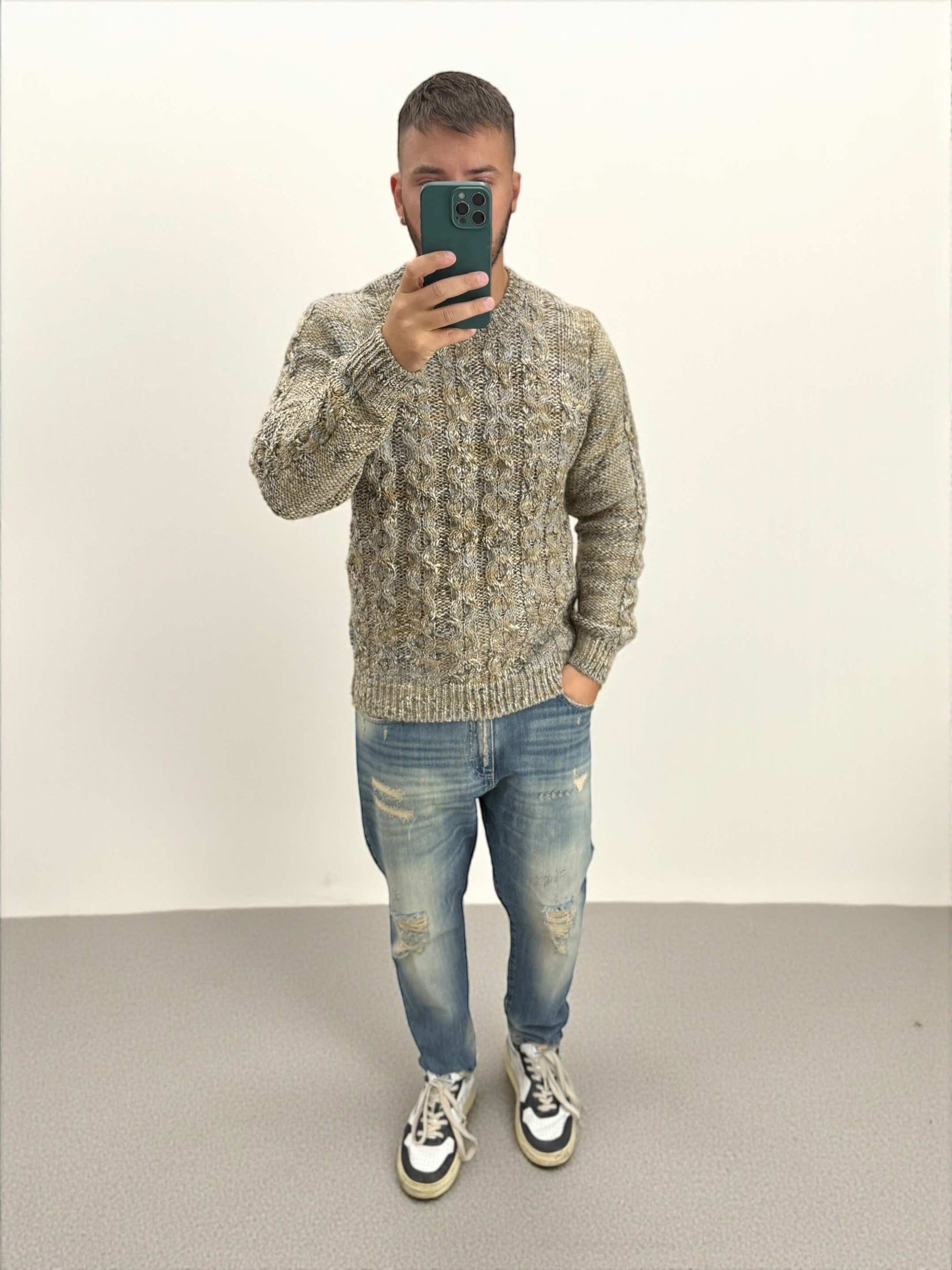Maglione aran rasato 031 BERNA
