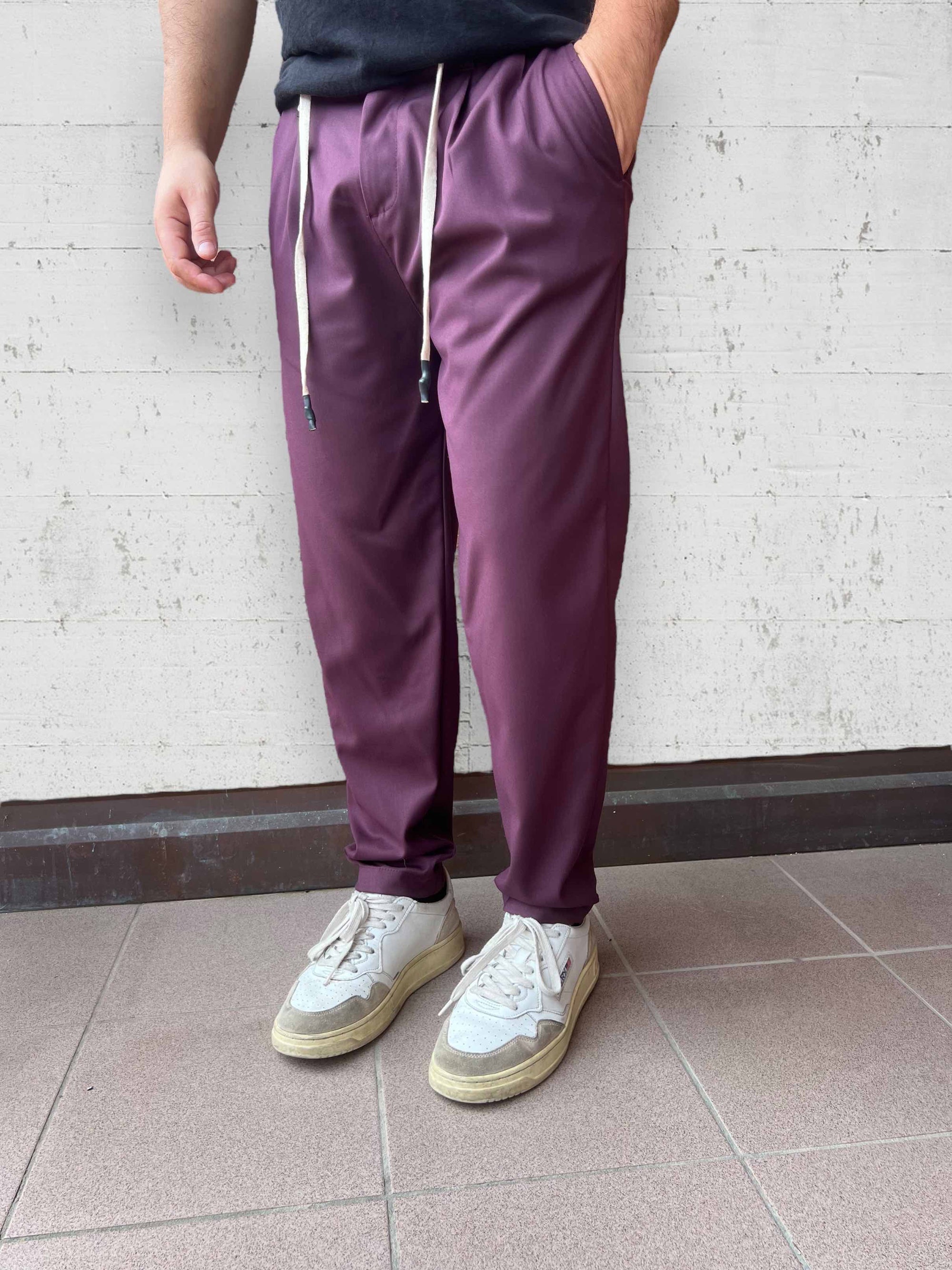 Pantalone coulisse poliviscosa BL11