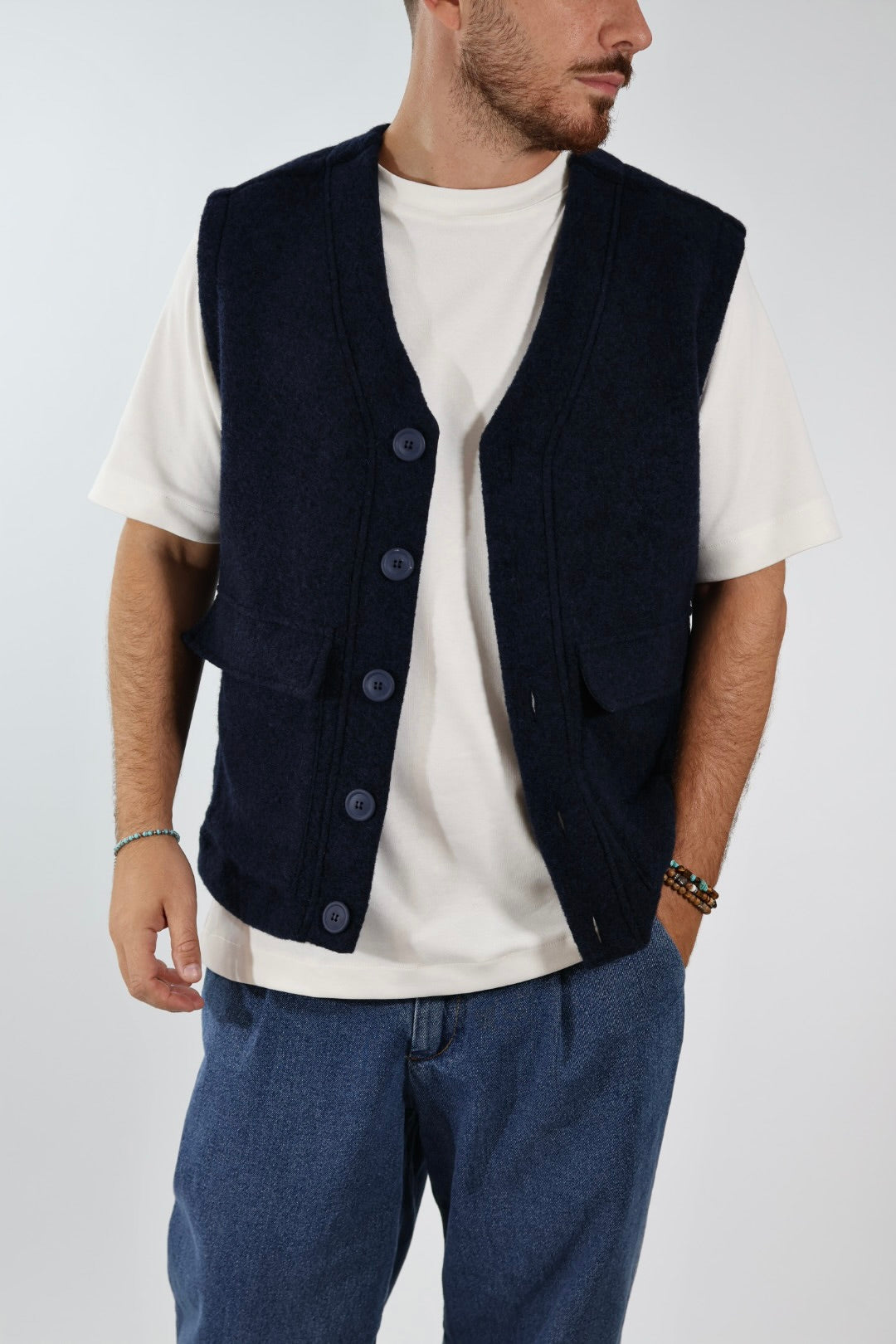 Gilet lana cotta blgilet78 BL11