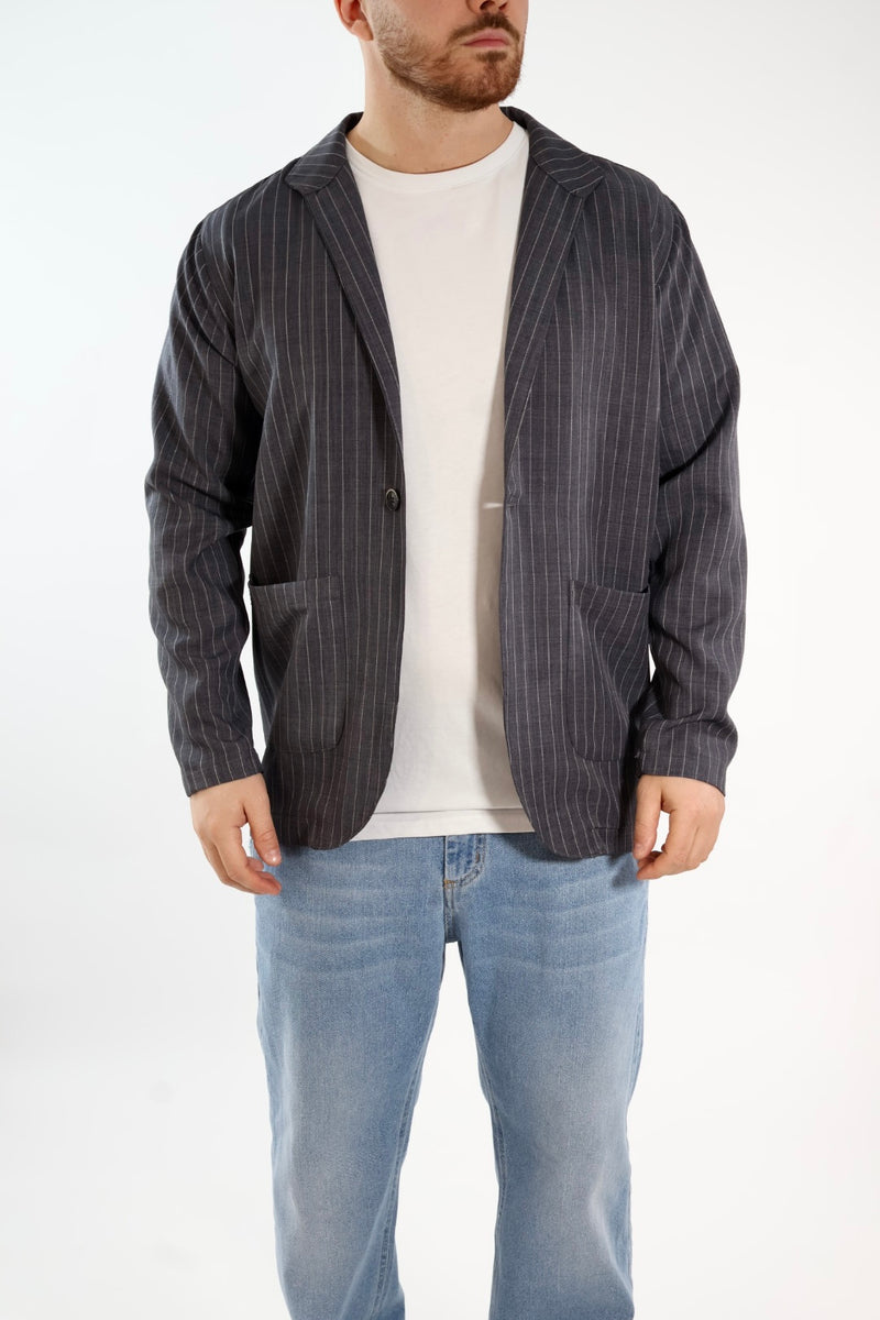 Giacca 1 bottone tasca toppa G57 OVER-D