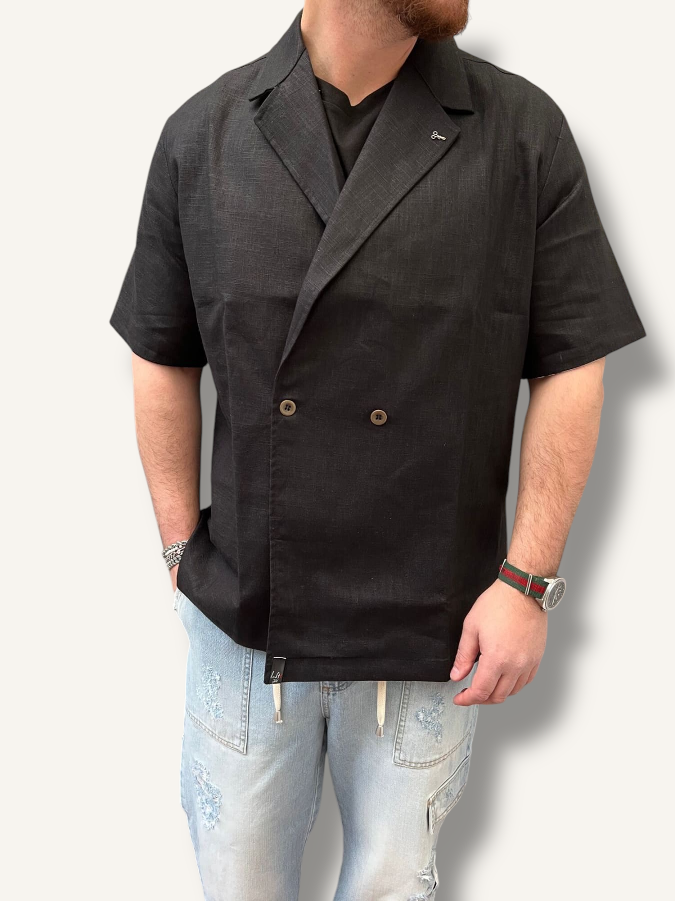 Giacca/camicia lino LOFT1