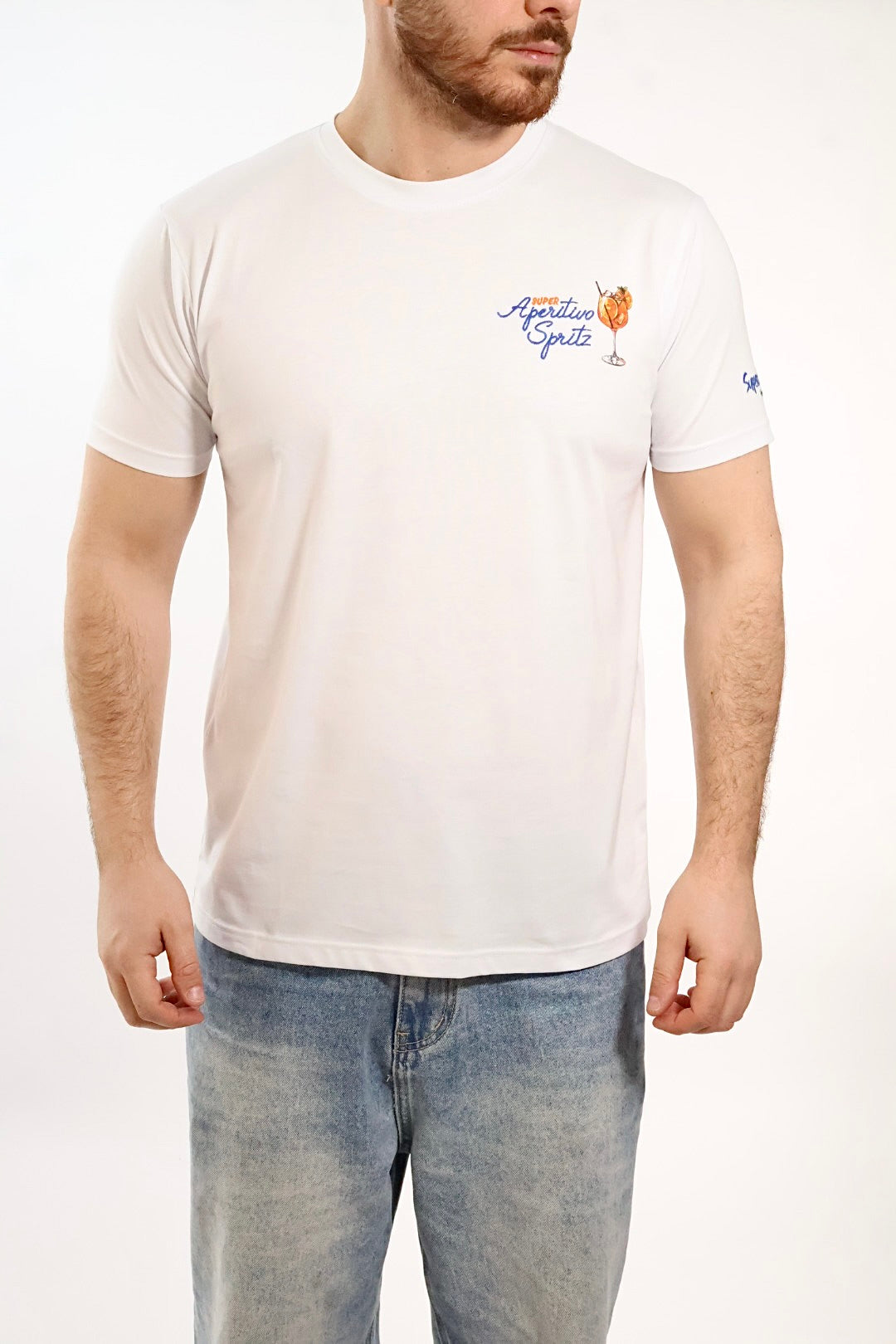 T-shirt ricamo super aperitivo  1901 SUPERCULTURE