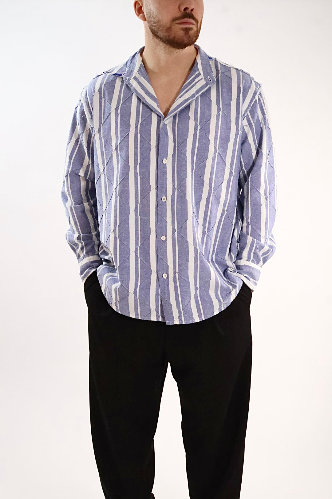 Camicia taglio vivo boxy 233 BERNA