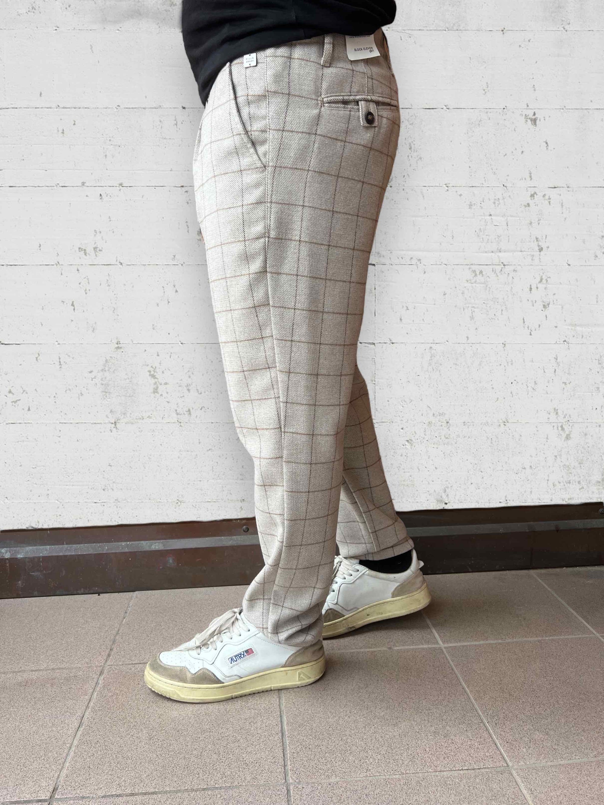 Pantalone check lana BL11