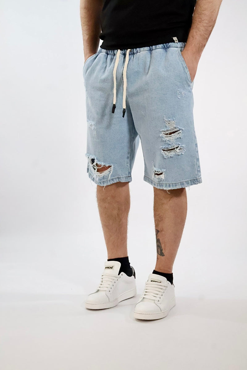 Bermuda denim coulisse  411  BL11