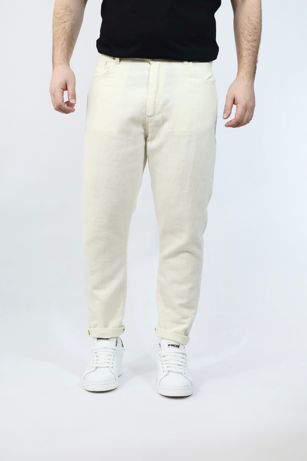 Pantalone cropped lino maracana 209 BERNA