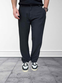 Pantalone maputo lino/cotone chino wide fit PONT