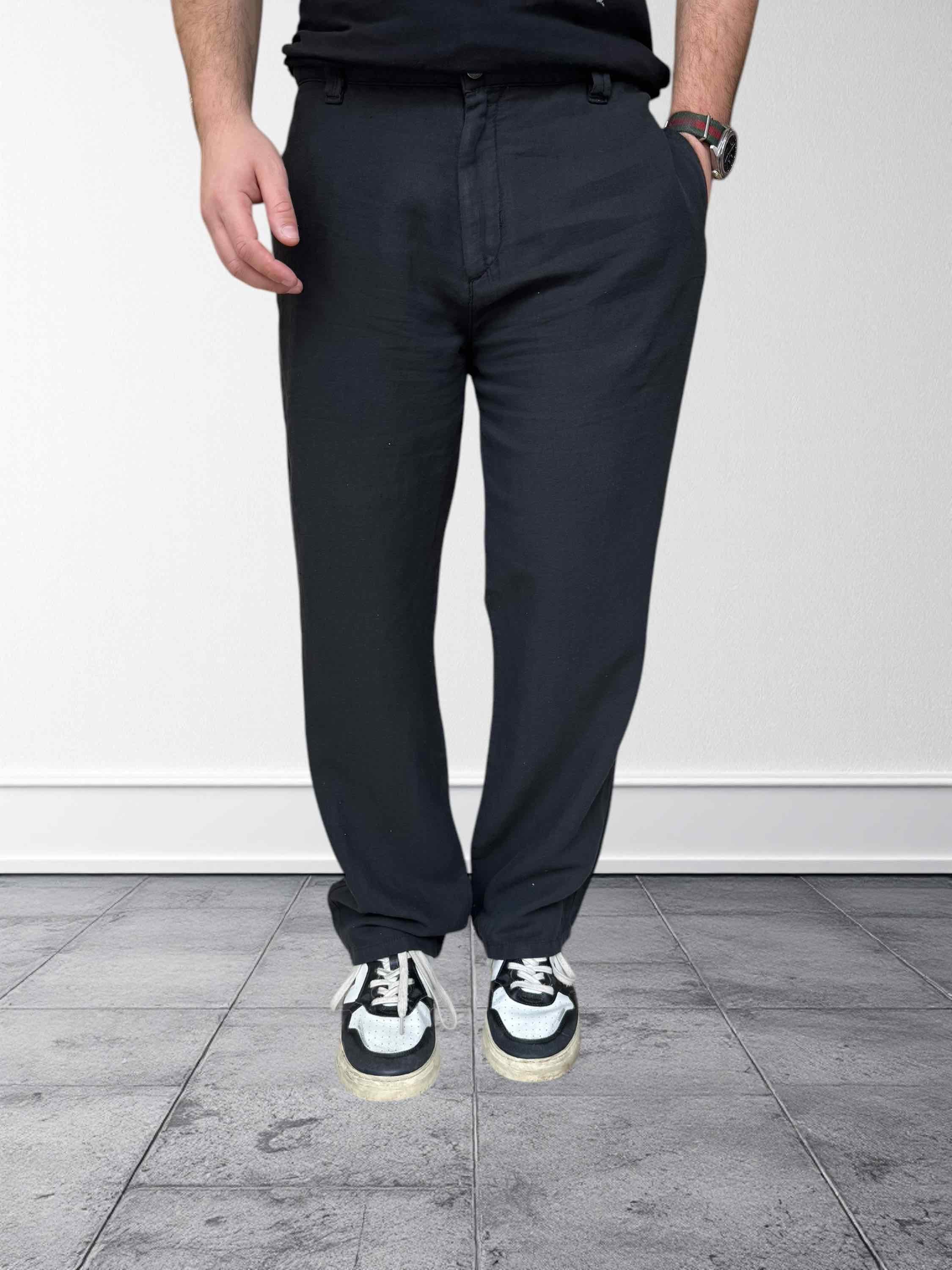 Pantalone maputo lino/cotone chino wide fit PONT