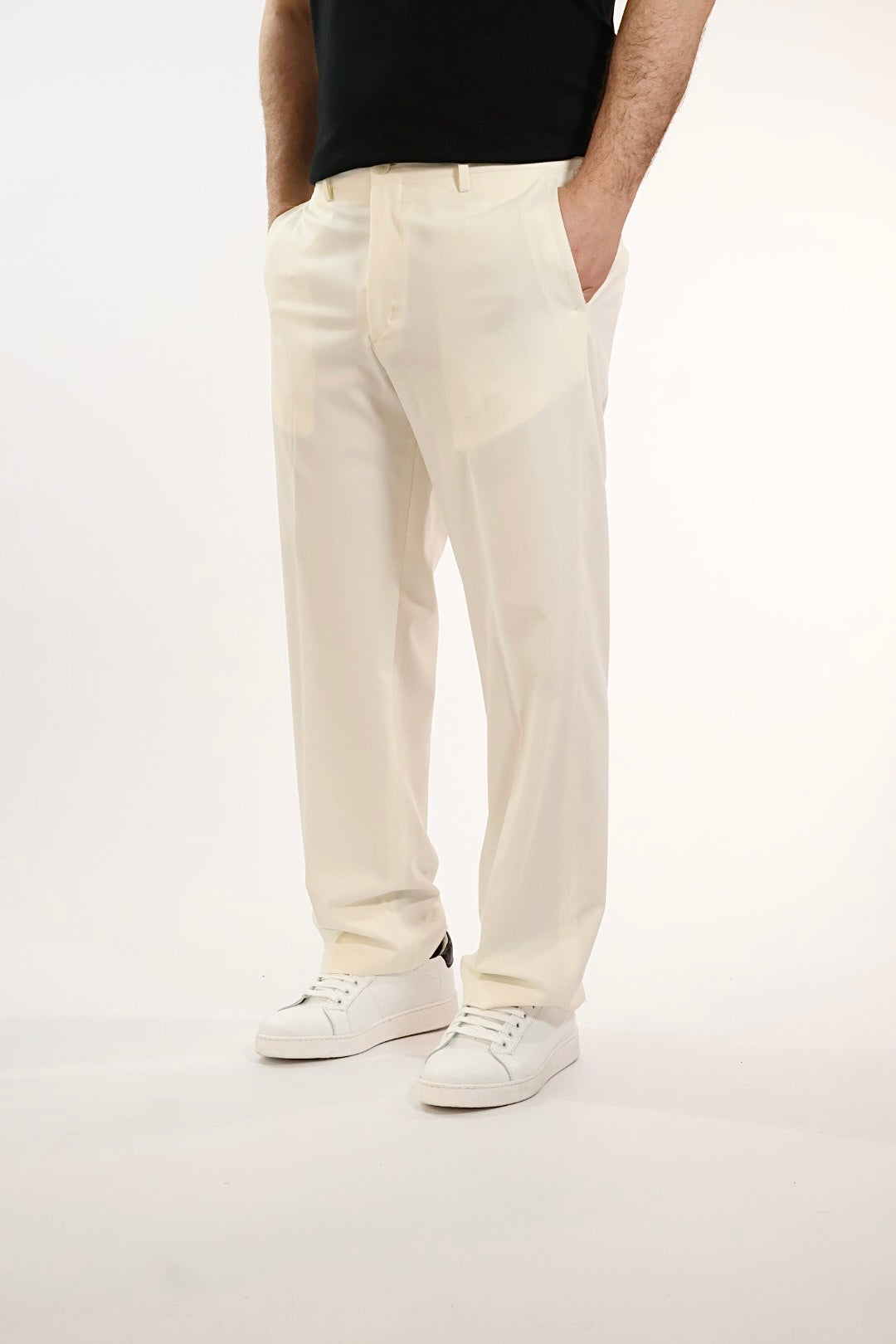 Pantalone chino anti fit capri taglio vivo P71 OVER-D
