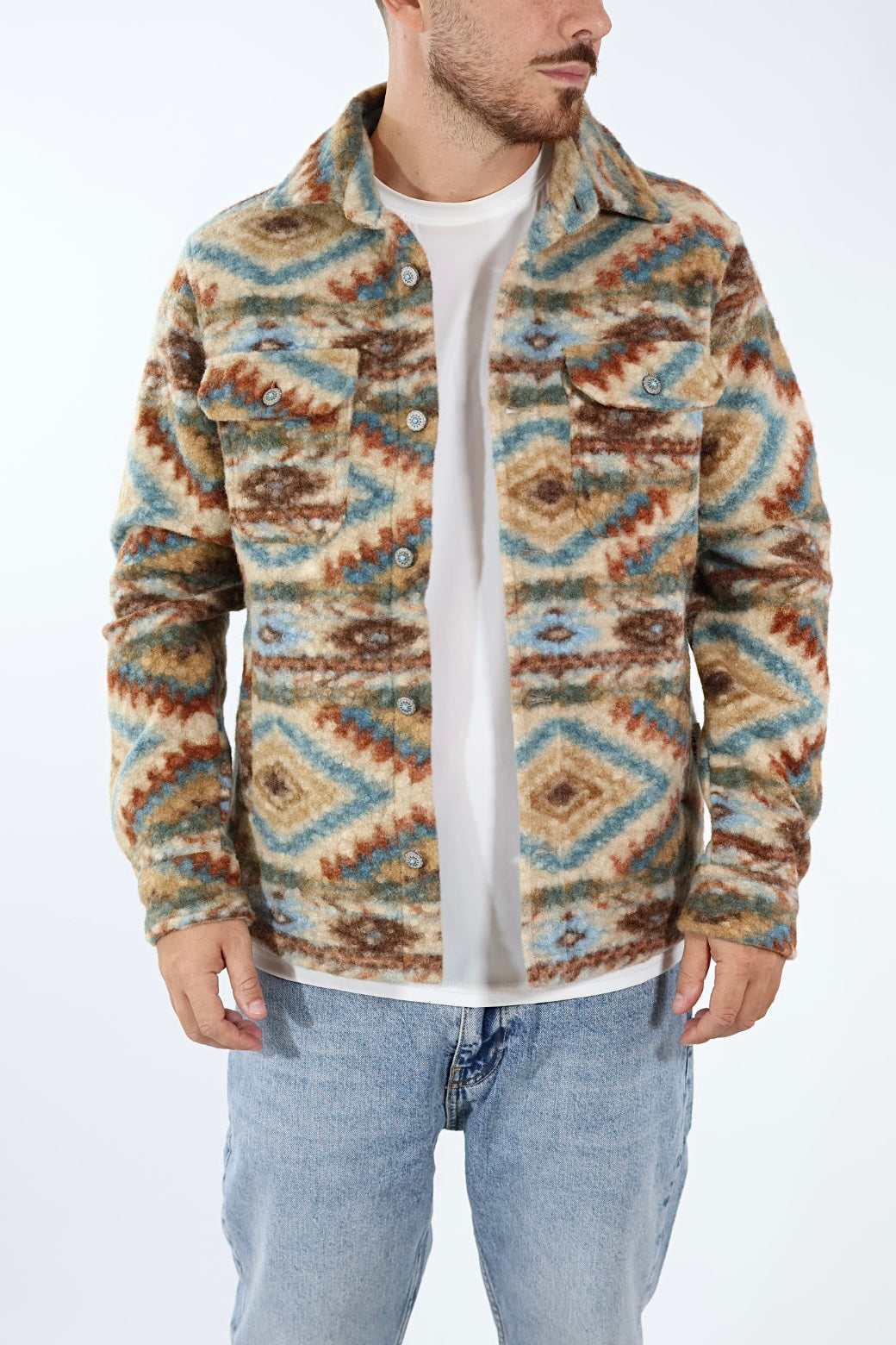Overshirt teddy indios 306 BERNA
