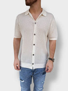 Polo in maglia traforata GIANNI LUPO