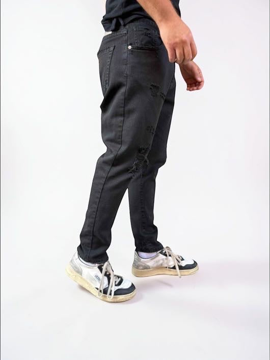 Pantalone cropped Maracana destroyed 077 BERNA