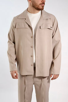 Giacca gessato leggero pins JL61