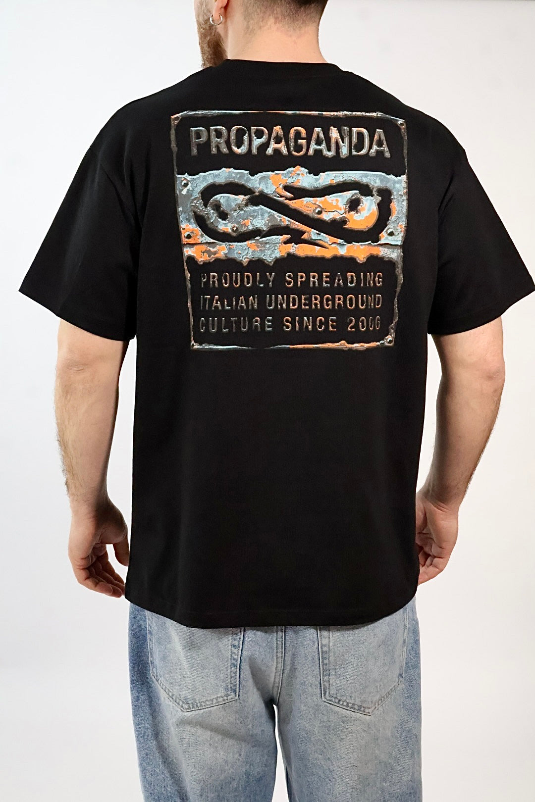 T Shirt label rust tee 649 PROPAGANDA
