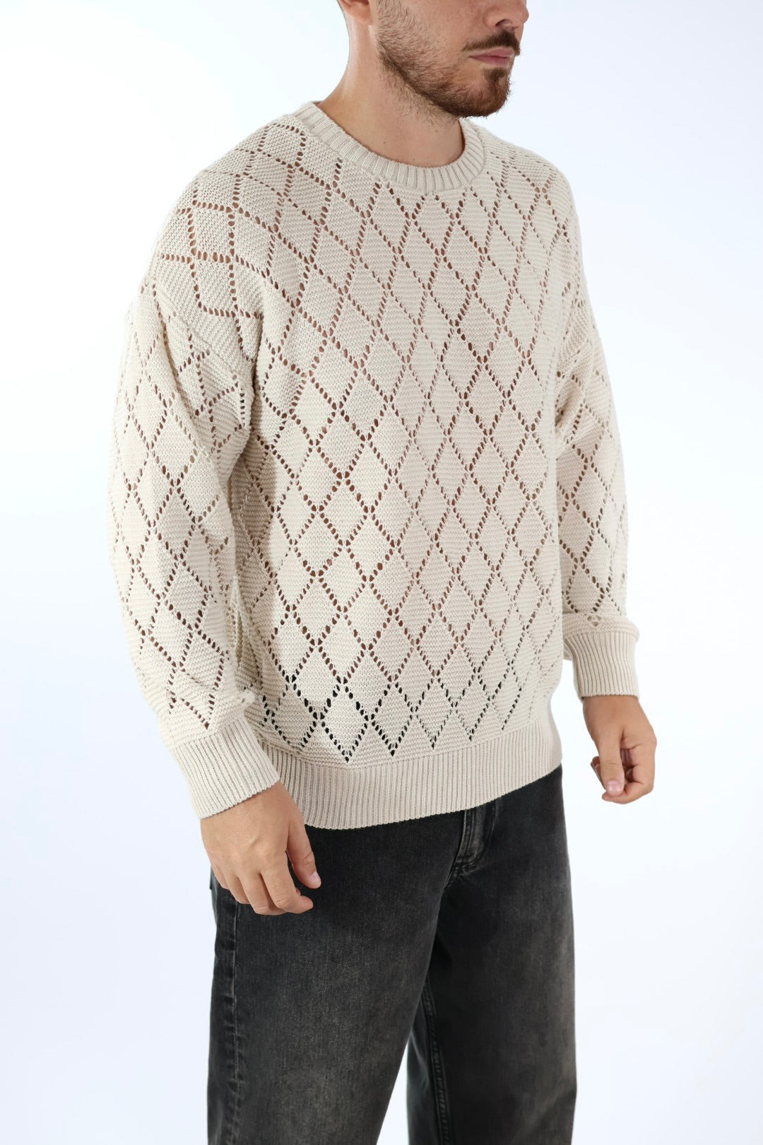 Maglione paricollo relaxed M51 OVERD