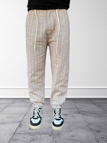 Pantalone coulisse lino/cotone BL11