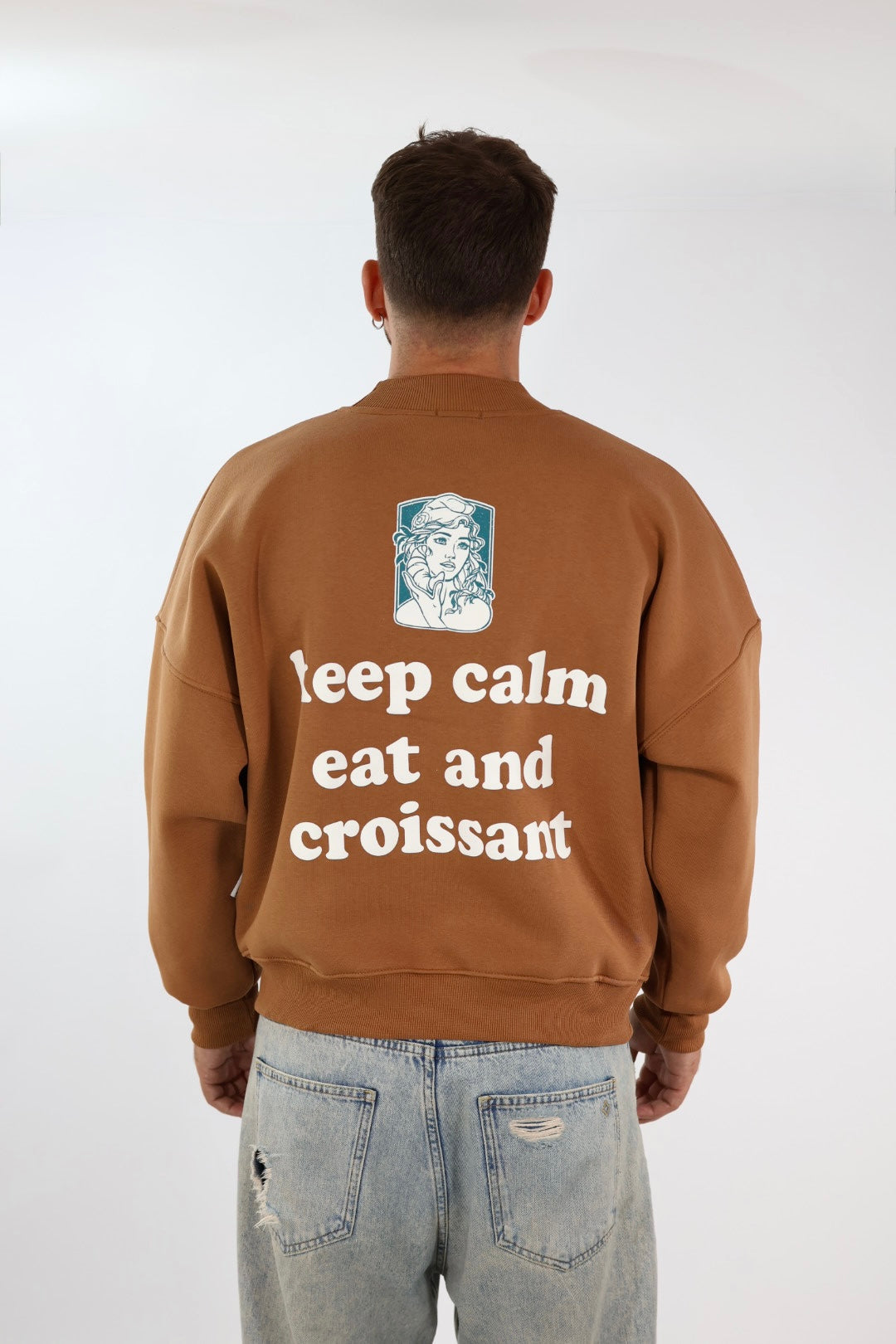 Felpa cropped keep calm 150 BERNA