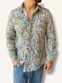 Camicia shisui velluto BERNA