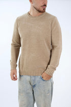 Maglione 363 girocollo ciniglia cammello LANDEK