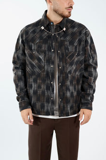 Giacca/camicia quadro nylon 381 BERNA