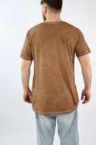 T-shirt serafino misto lino 200 BL11