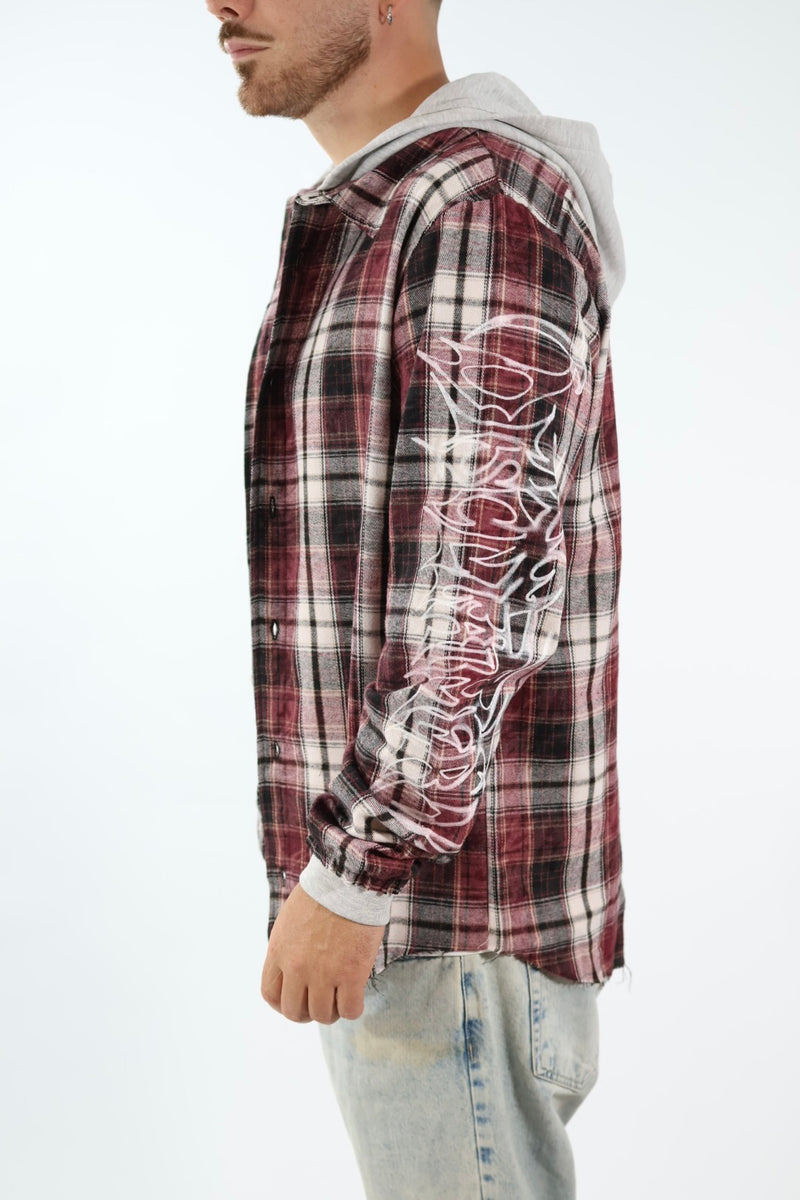 Camicia check flanella cappuccio 790 DISCLAIMER