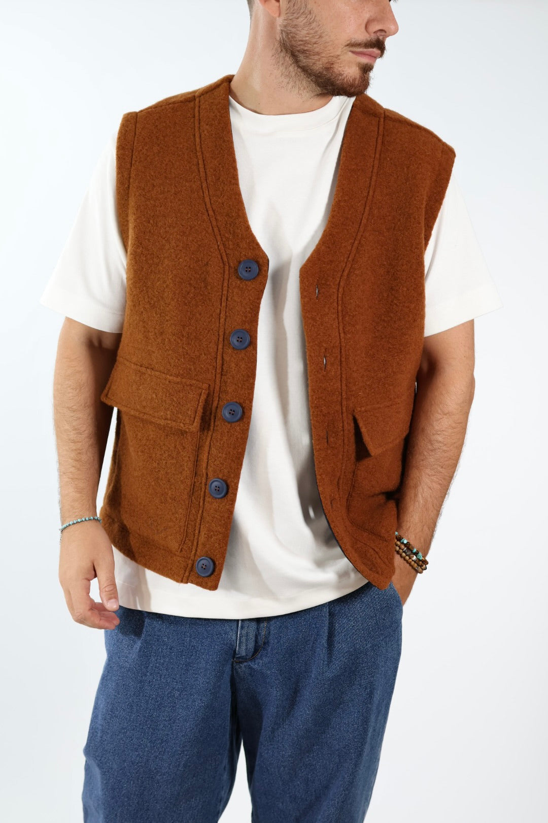 Gilet lana cotta blgilet109 BL11