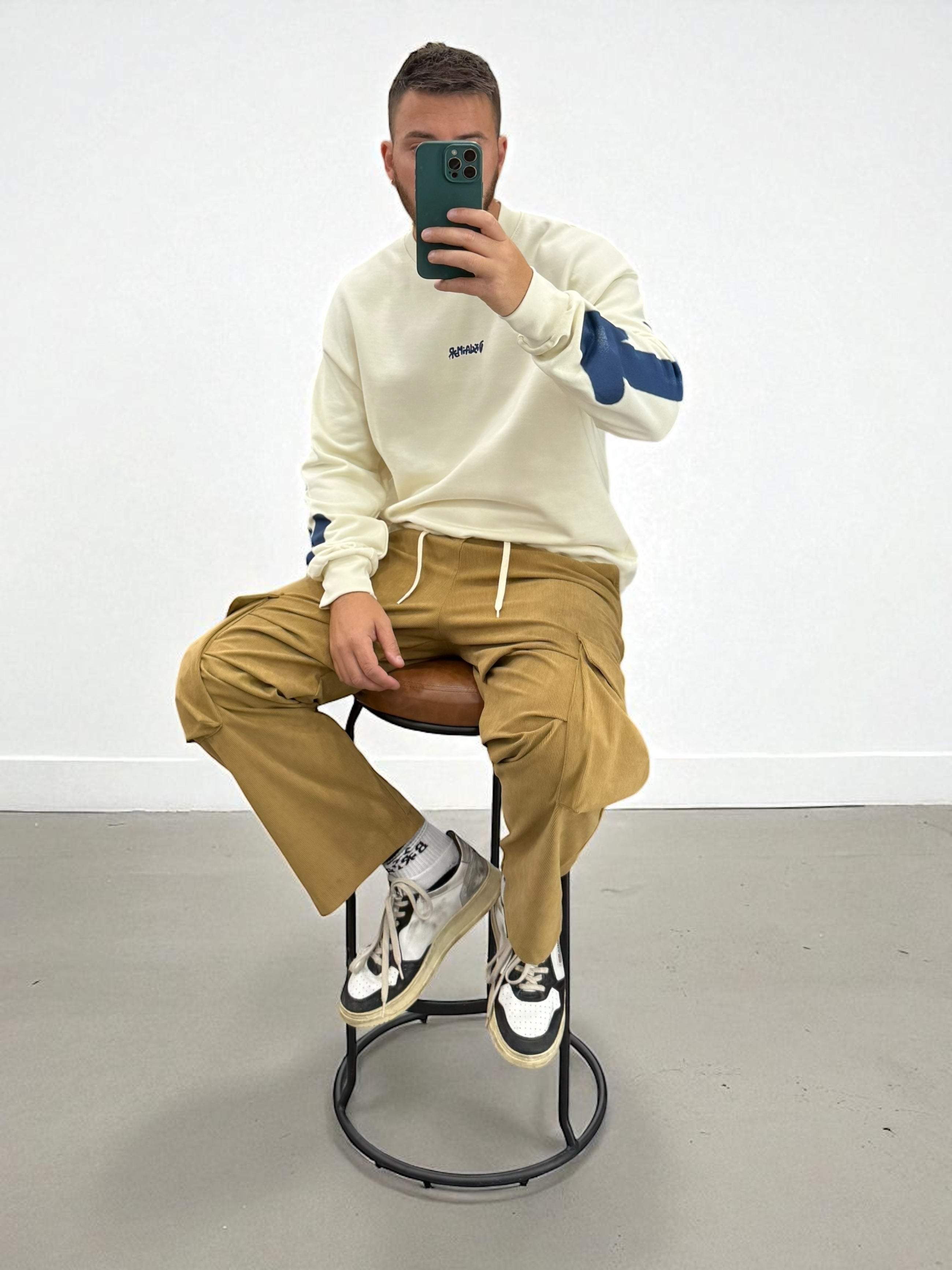 Pantalone cargo gabardine costine 363 DISCLAIMER