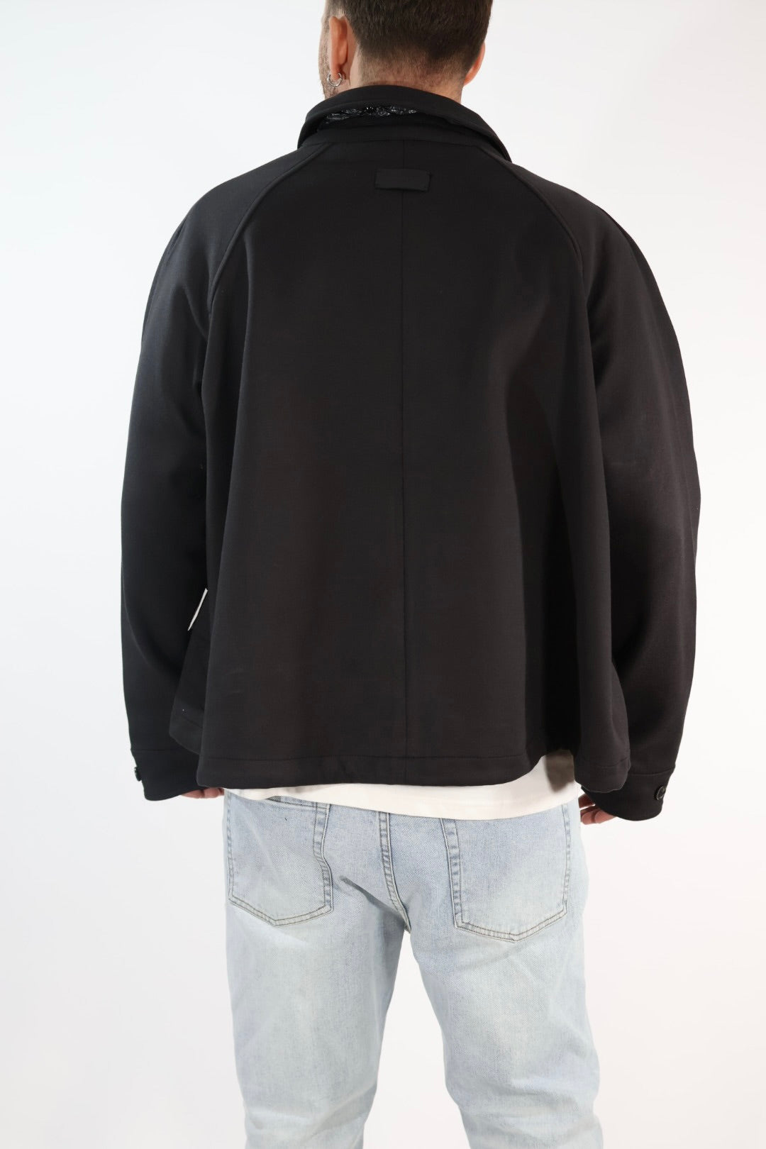 Giacca 391 cropped panno   BERNA
