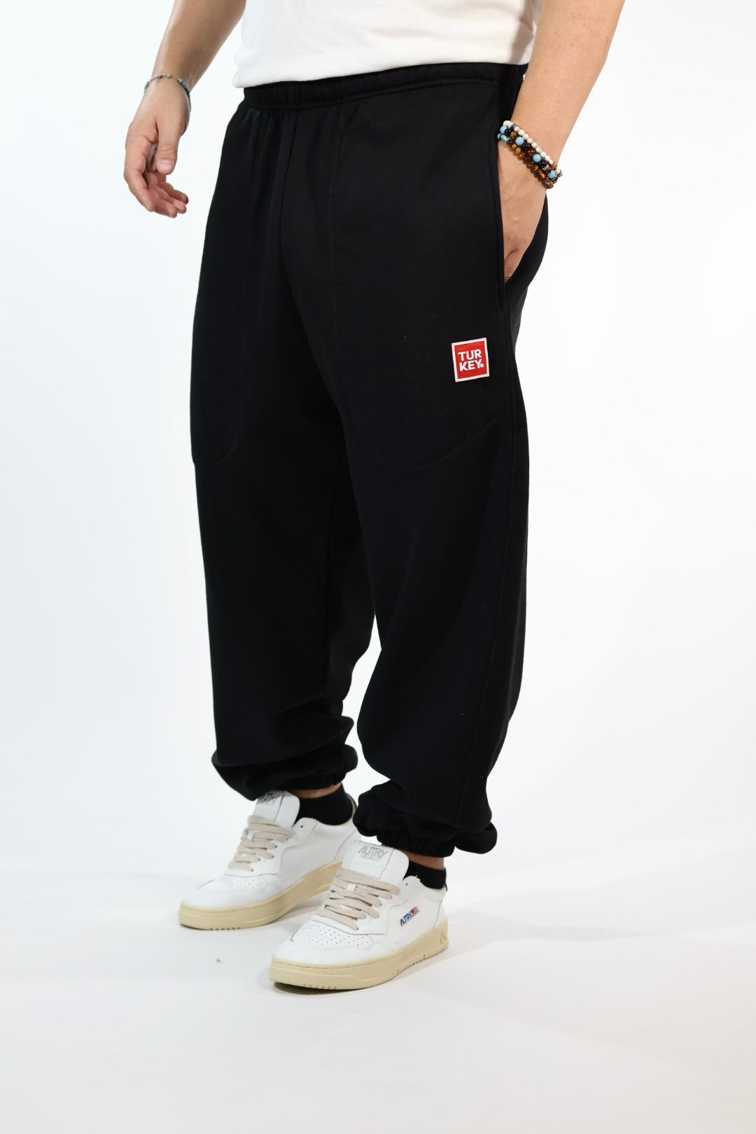 Pantalone steve nero over TURKEY