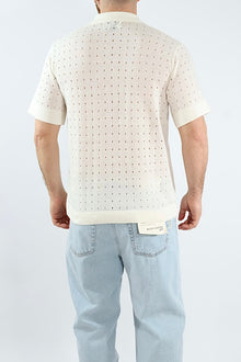 Polo in maglia fori  128 BL11