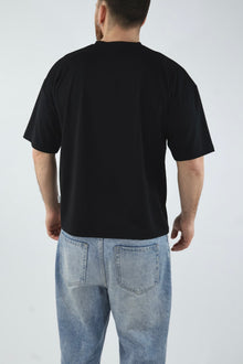 T-shirt misto viscosa cropped  F40 OVER-D