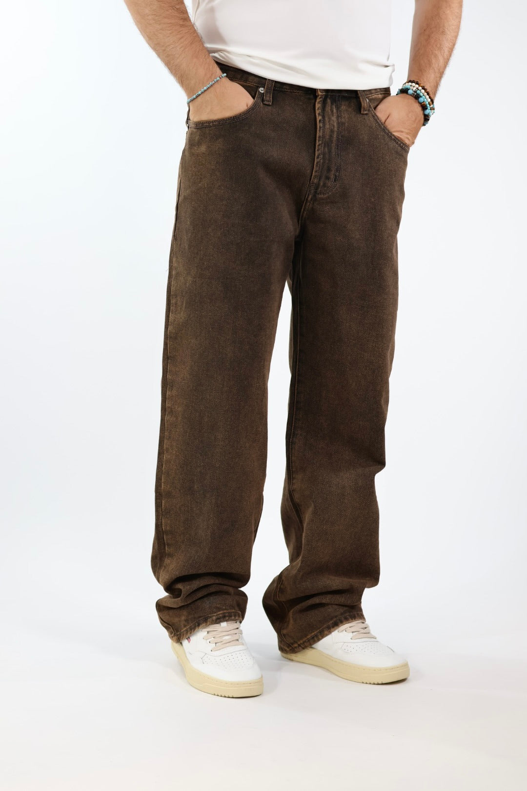 Jeans JAT3 Atlanta brown  WHY NOT BRAND