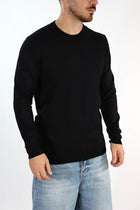Maglioncino M01 nero paricollo nero OVERD