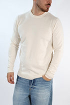 Maglioncino M01 bianco paricollo  OVERD