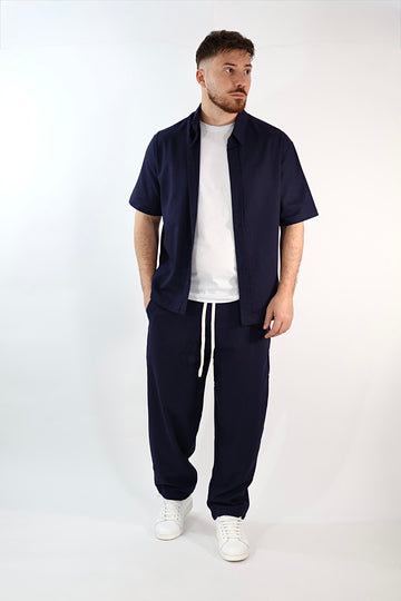 Completo lino camicia+pantalone  1046 J.W