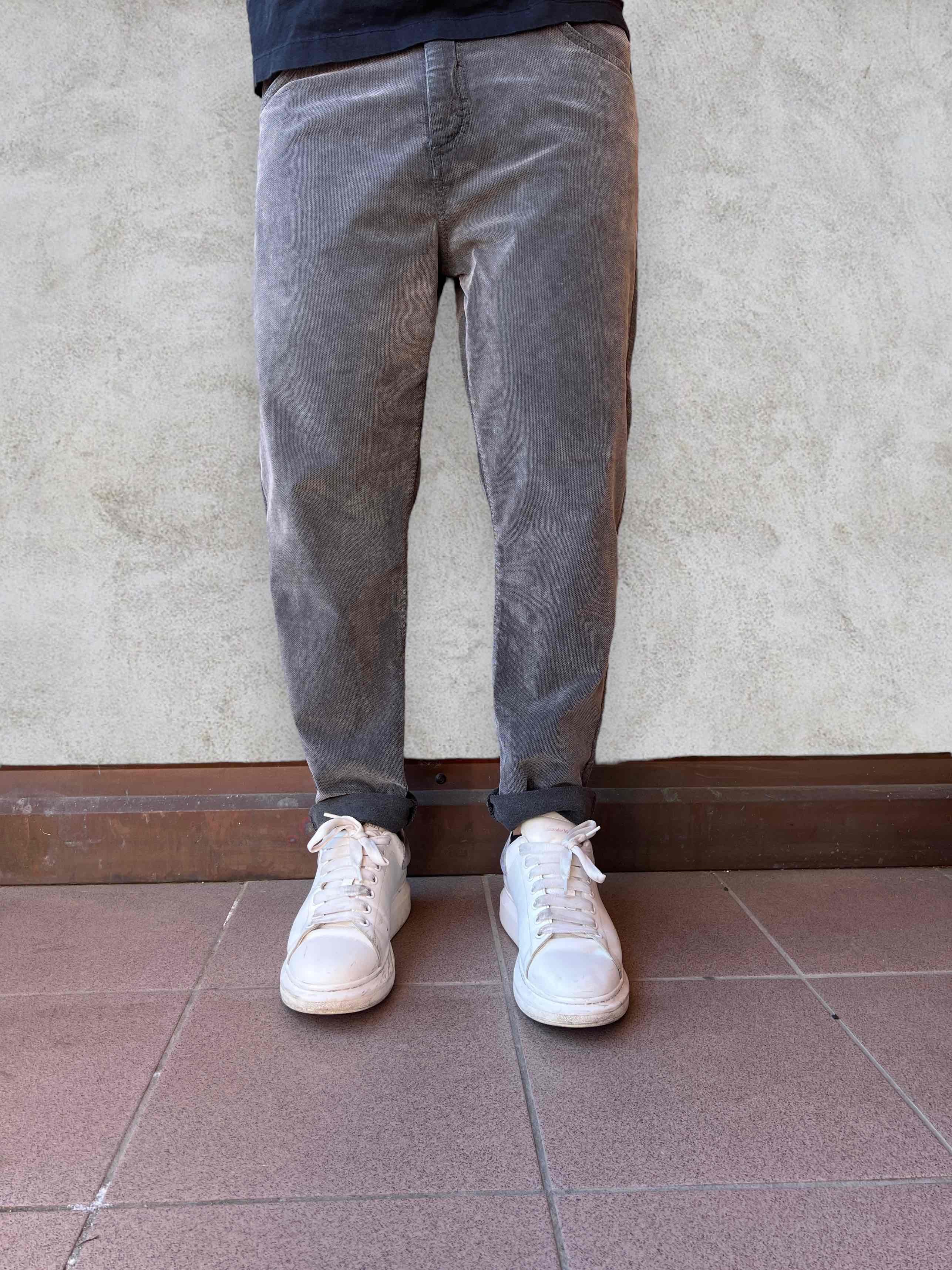 Pantalone carrot velluto BERNA