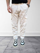 Pantalone cargo goffrato BL11