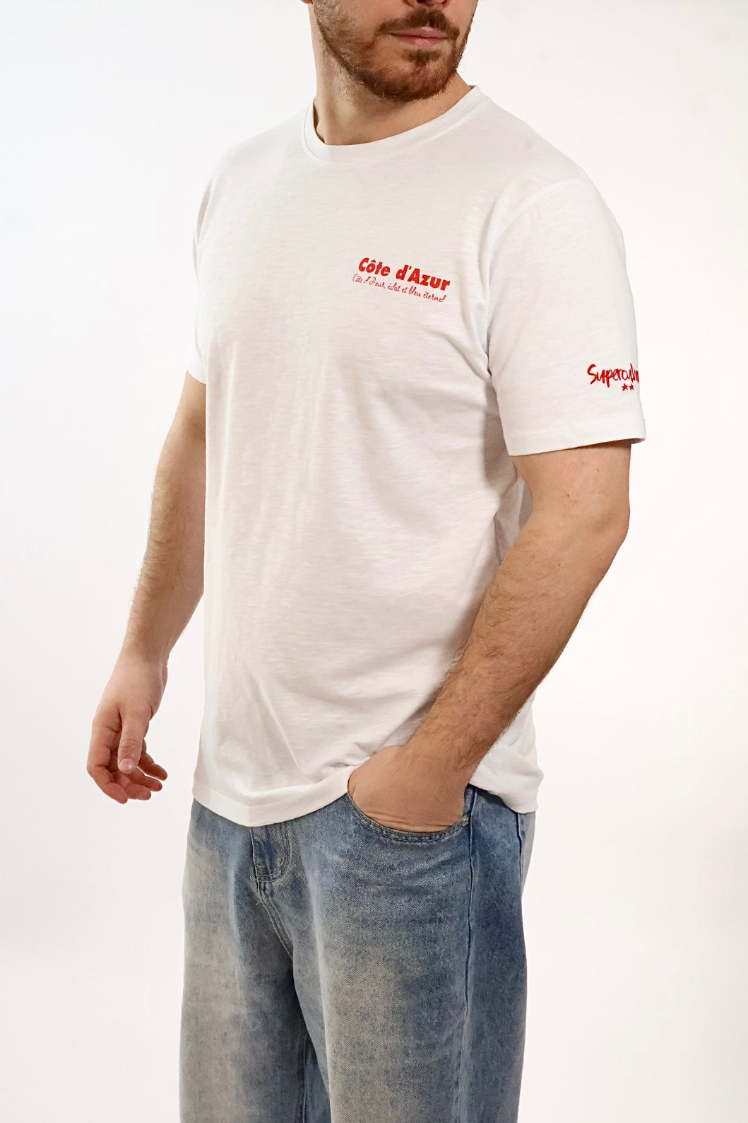T-shirt stampa cote d’azur A1919 SUPERCULTURE