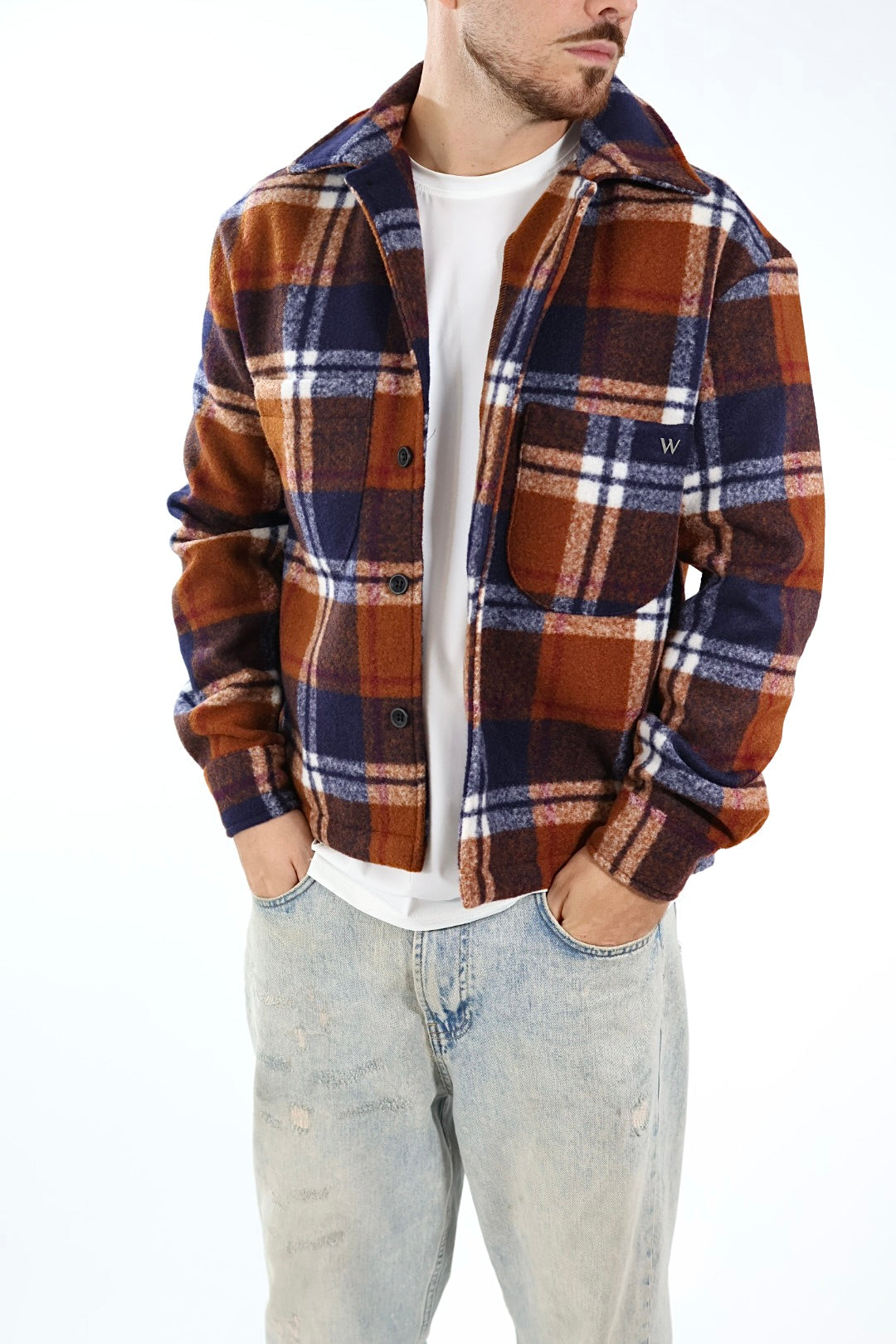 Giacca panno JL74 quadri  WHY NOT BRAND