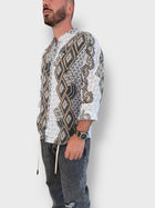Camicia fantasia Lino BL11
