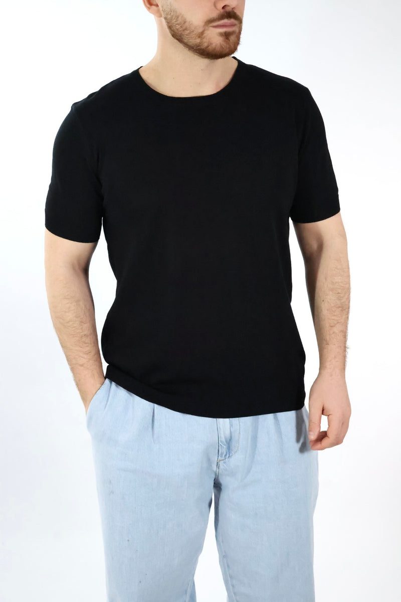 T-shirt in maglia lino/viscosa 335  LANDEK