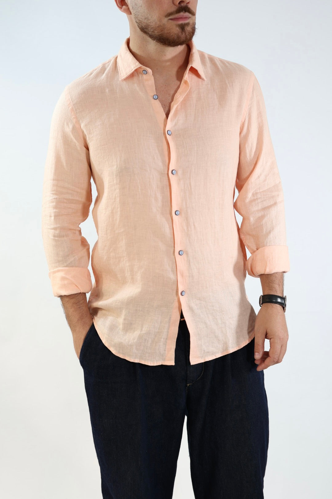 Camicia french puro lino linen WHY NOT BRAND
