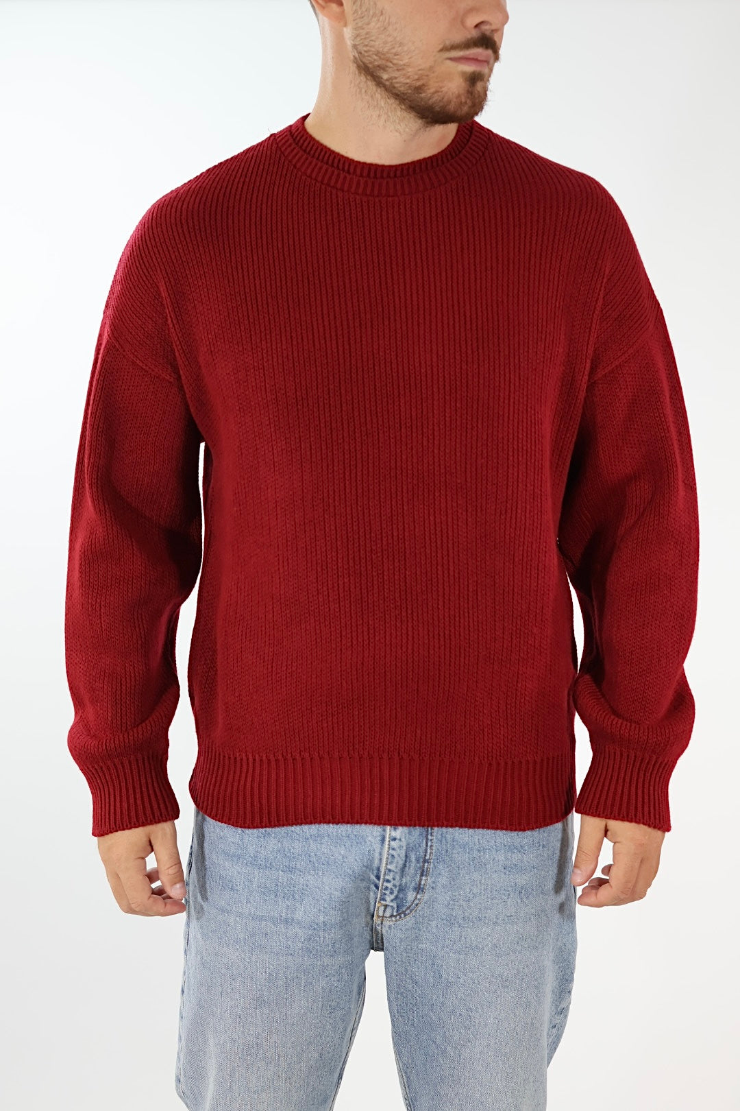 Maglione paricollo cropped fit  M55 OVERD