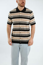 Polo in maglia righe 379 BL11