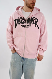 Felpa zip logo 476 DISCLAIMER